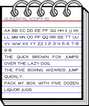 Queental Regular animated font preview